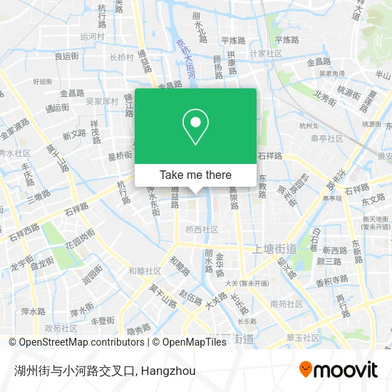 湖州街与小河路交叉口 map