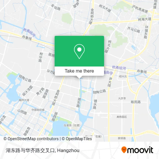 湖东路与华齐路交叉口 map