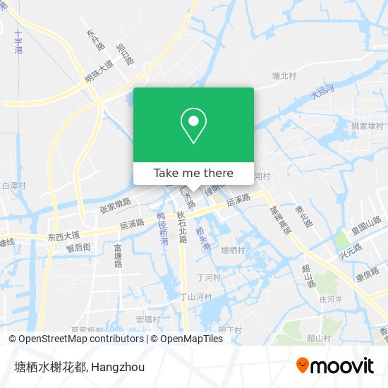 塘栖水榭花都 map