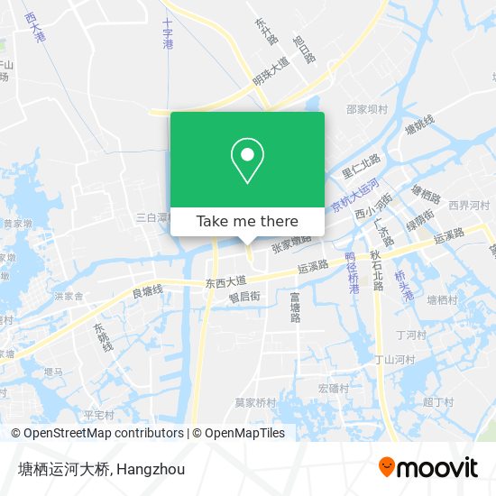 塘栖运河大桥 map