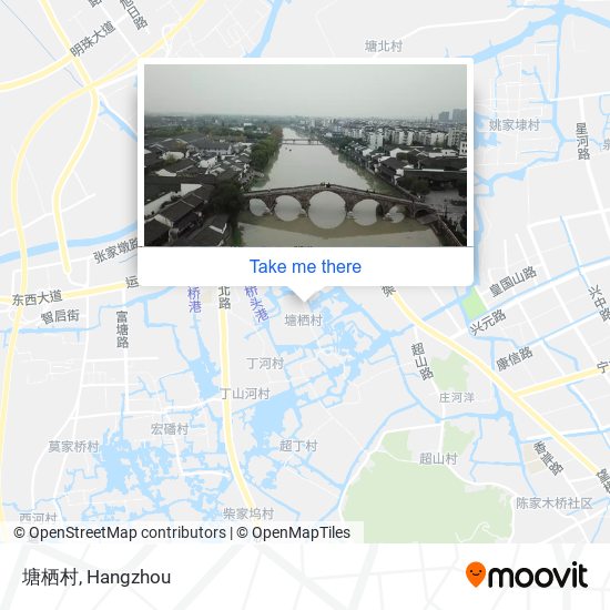 塘栖村 map