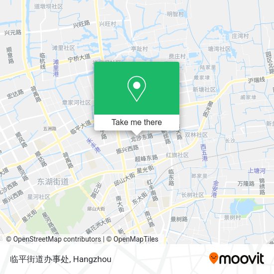 临平街道办事处 map