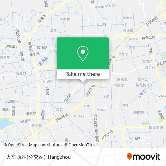 火车西站(公交站) map