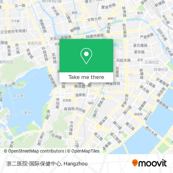 浙二医院-国际保健中心 map