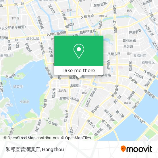 和颐直营湖滨店 map