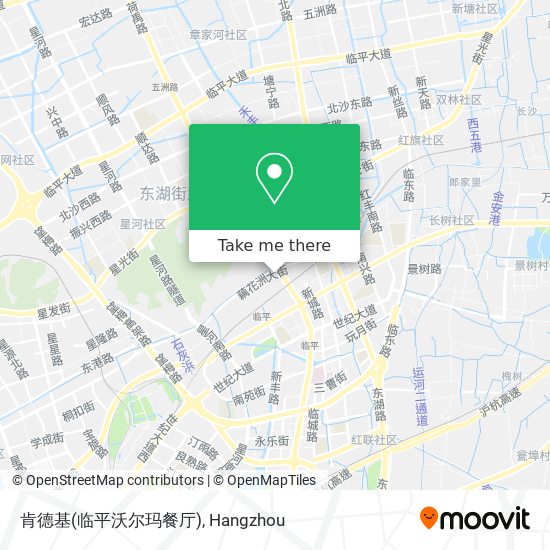 肯德基(临平沃尔玛餐厅) map