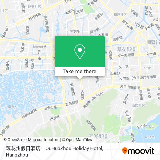 藕花州假日酒店｜OuHuaZhou Holiday Hotel map