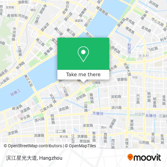 滨江星光大道 map