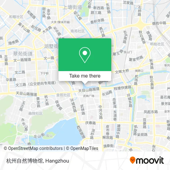 杭州自然博物馆 map