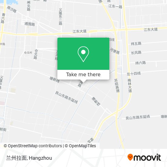 兰州拉面 map