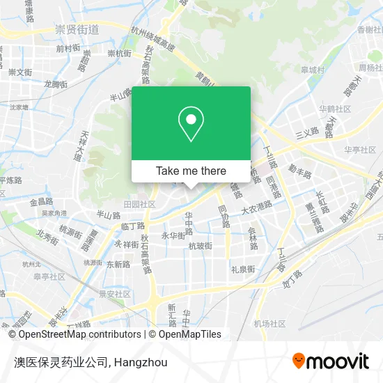 澳医保灵药业公司 map