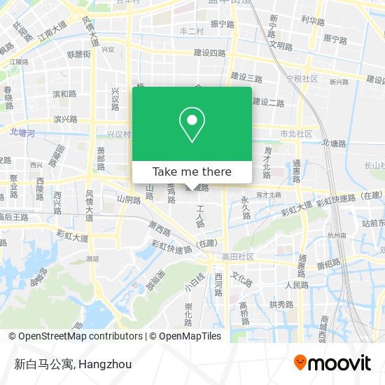 新白马公寓 map