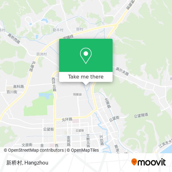新桥村 map