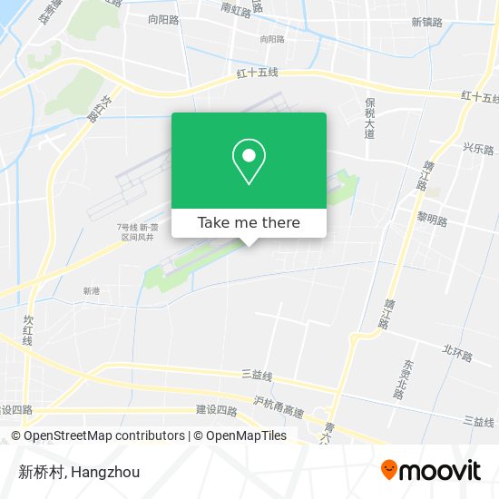 新桥村 map