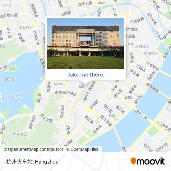 杭州火车站 map