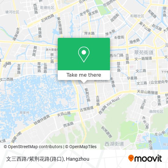 文三西路/紫荆花路(路口) map