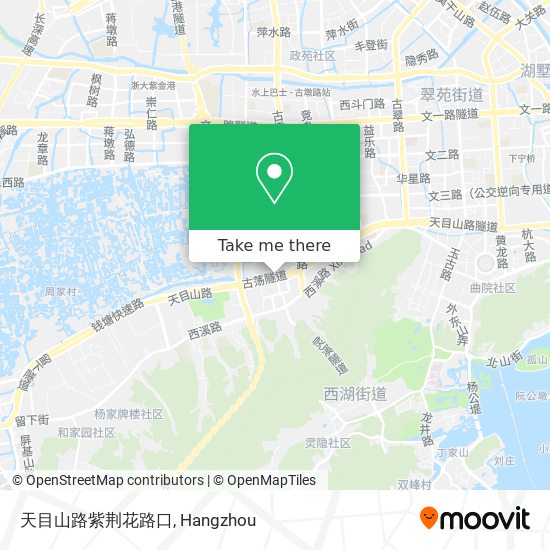 天目山路紫荆花路口 map
