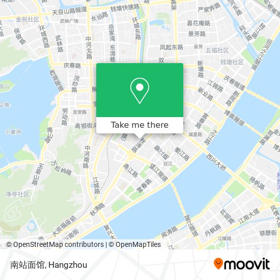 南站面馆 map