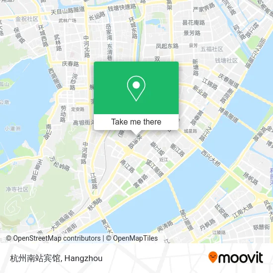 杭州南站宾馆 map