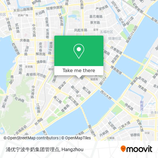 涌优宁波牛奶集团管理点 map