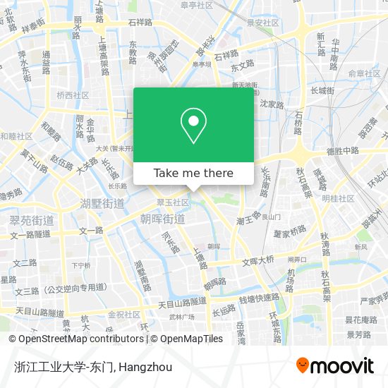浙江工业大学-东门 map
