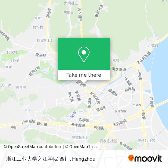 浙江工业大学之江学院-西门 map