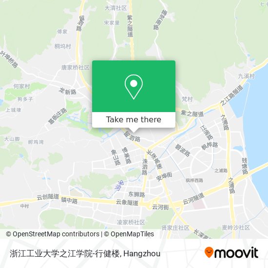 浙江工业大学之江学院-行健楼 map