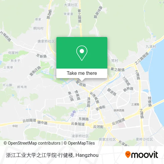 浙江工业大学之江学院-行健楼 map