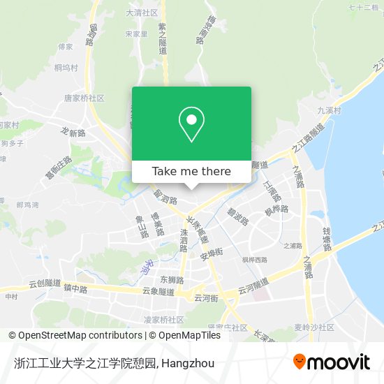 浙江工业大学之江学院憩园 map