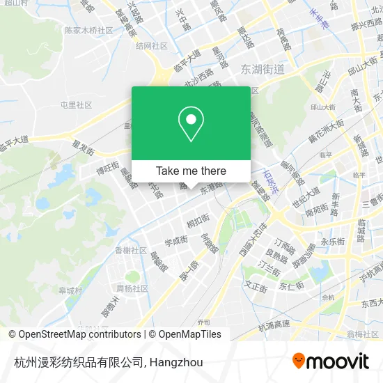 杭州漫彩纺织品有限公司 map