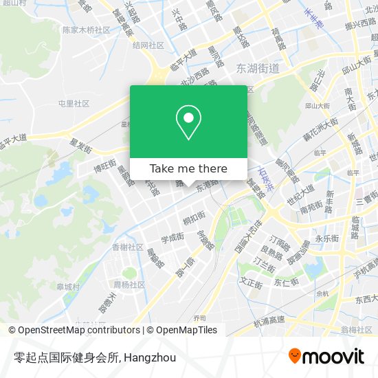 零起点国际健身会所 map