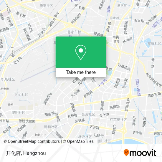 开化府 map