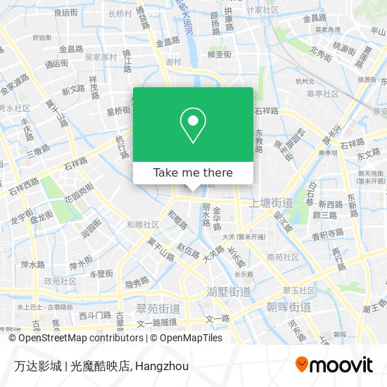 万达影城 | 光魔酷映店 map