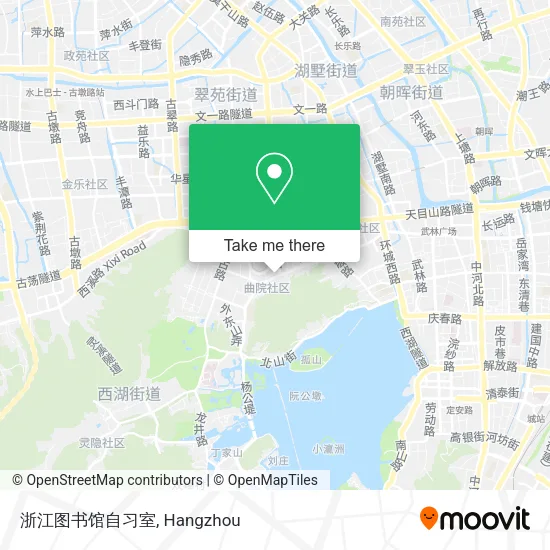 浙江图书馆自习室 map