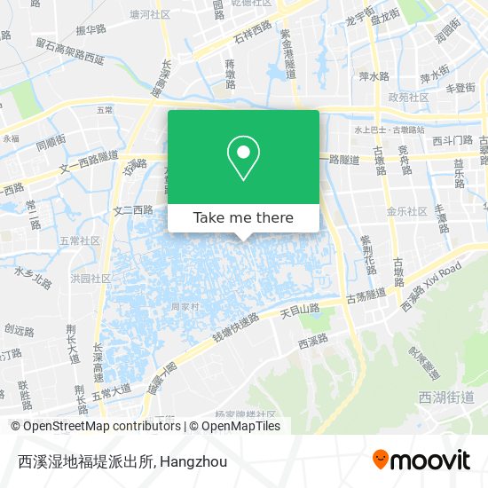 西溪湿地福堤派出所 map
