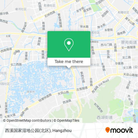 西溪国家湿地公园(北区) map