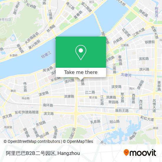 阿里巴巴B2B二号园区 map