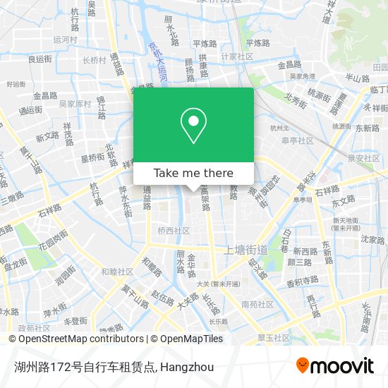 湖州路172号自行车租赁点 map