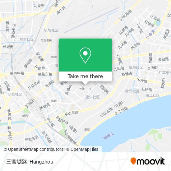 三官塘路 map