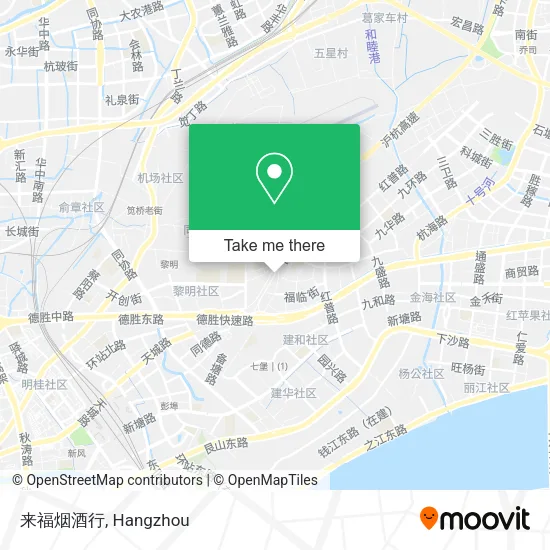 来福烟酒行 map