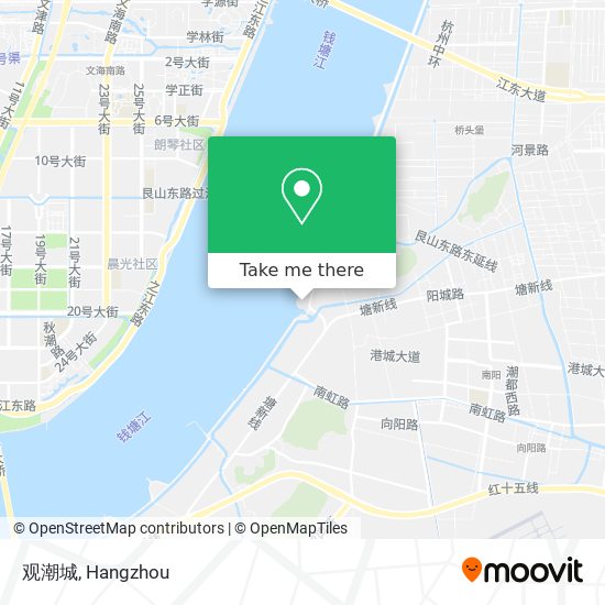 观潮城 map