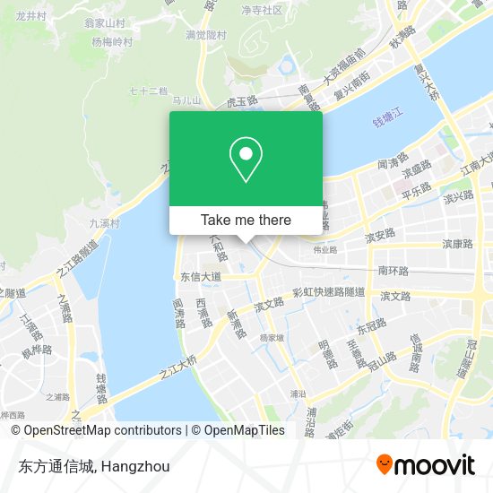 东方通信城 map