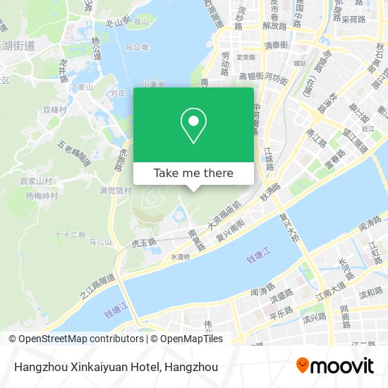 Hangzhou Xinkaiyuan Hotel map