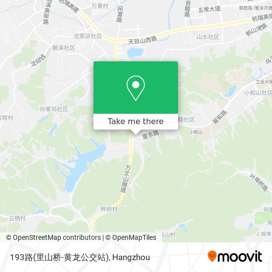 193路(里山桥-黄龙公交站) map