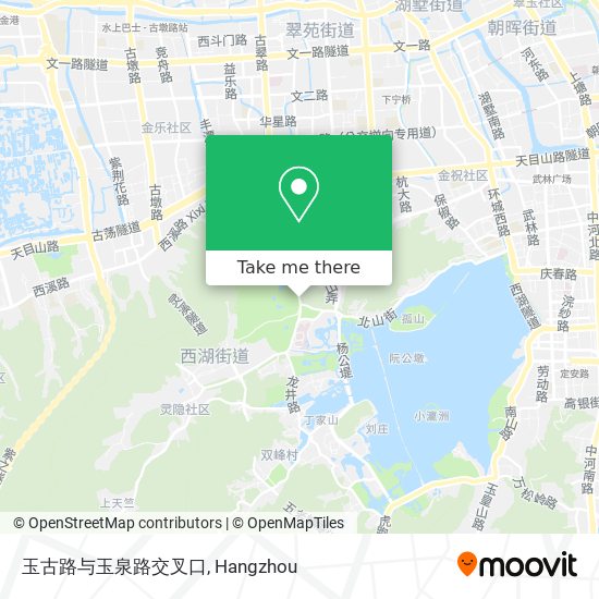 玉古路与玉泉路交叉口 map