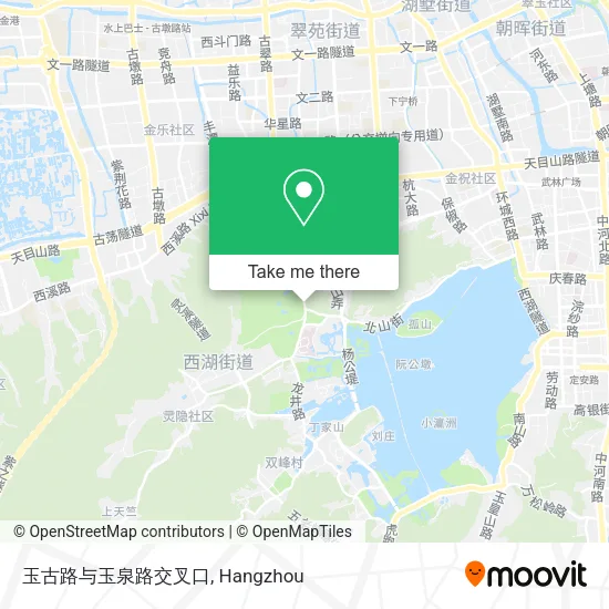 玉古路与玉泉路交叉口 map