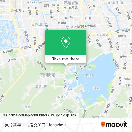 灵隐路与玉古路交叉口 map