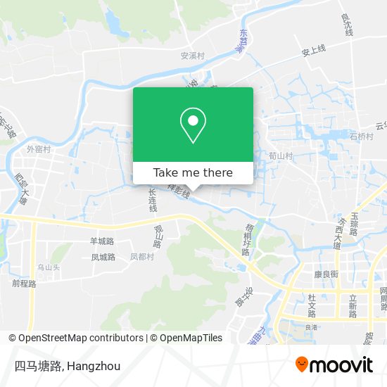 四马塘路 map