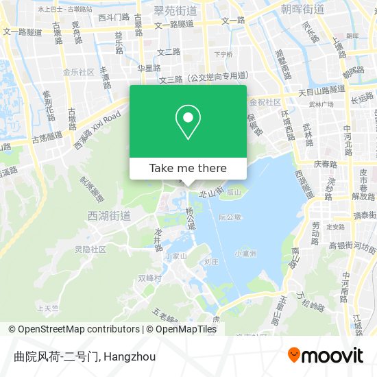曲院风荷-二号门 map