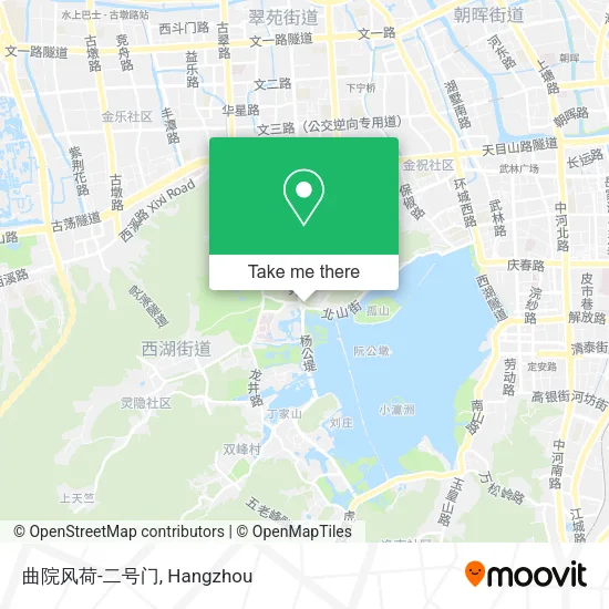 曲院风荷-二号门 map